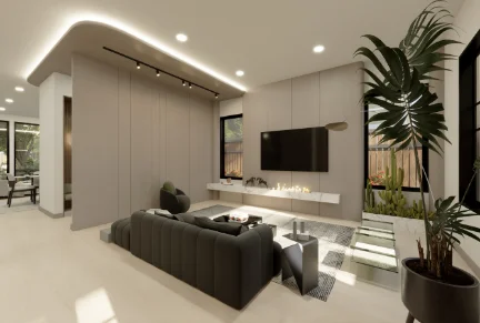 Modern Farmhouse Single Family Residence (Menlo Park - Princeton) - Interior 1