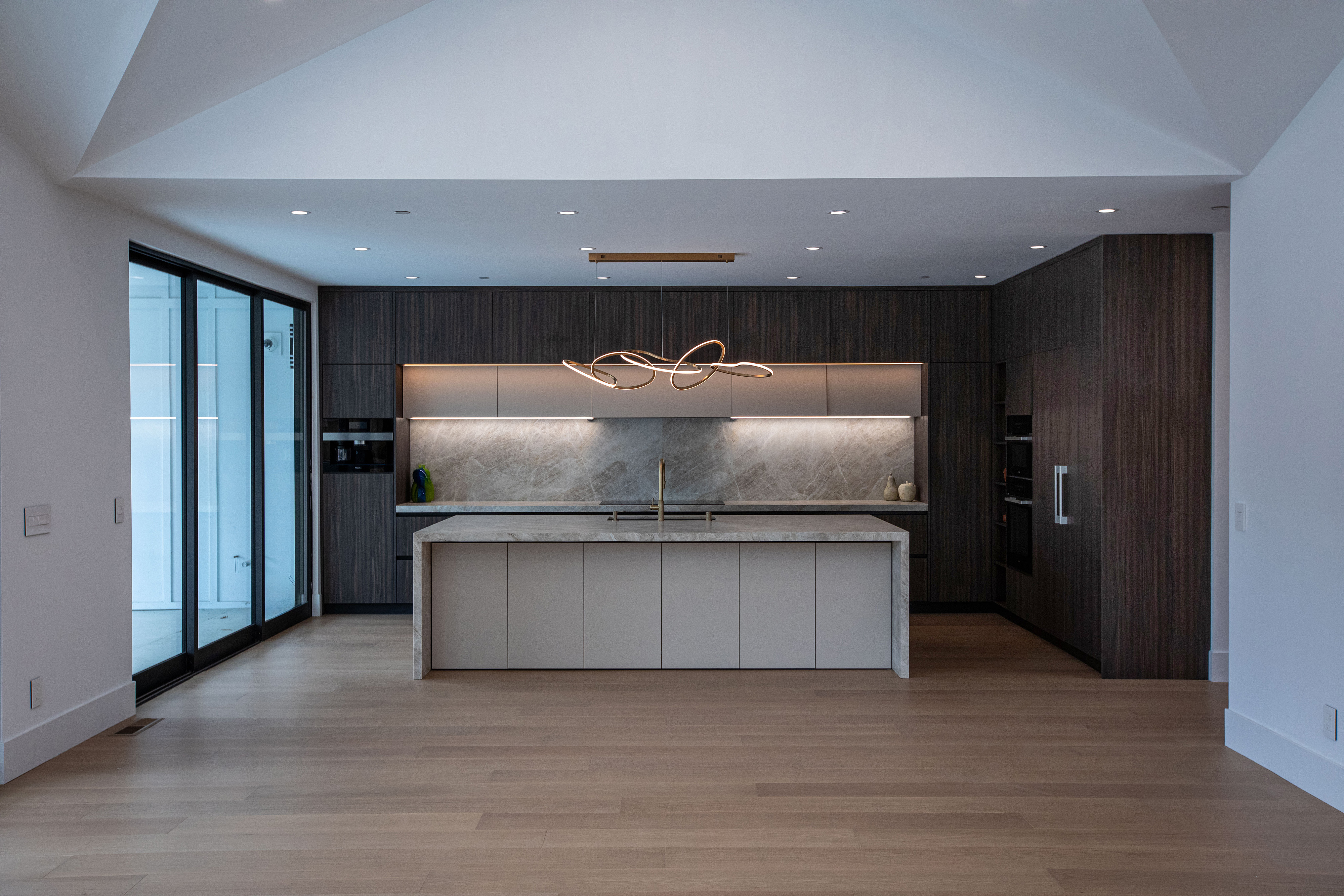 Custom Farmhouse Single-Family Residence in Los Altos - Great Room