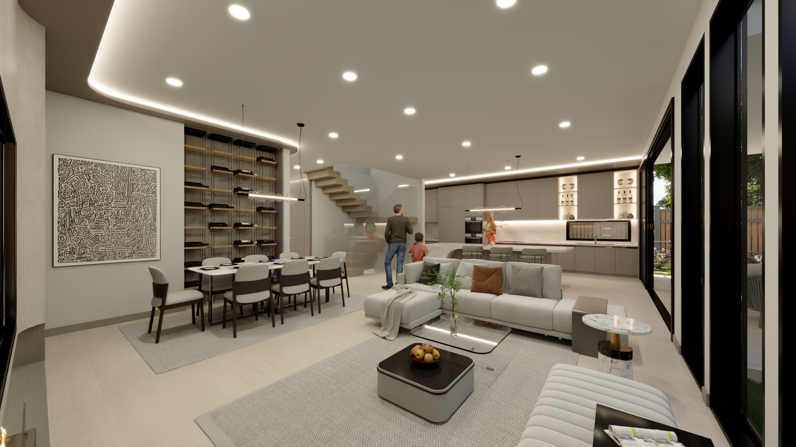 Modern Farmhouse in Menlo Park - Under Construction 2