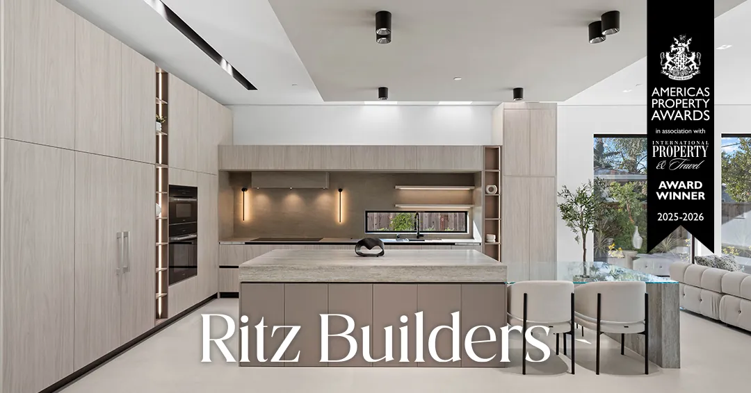 Luxury custom home in the Bay Area at dusk with high-end architectural lighting