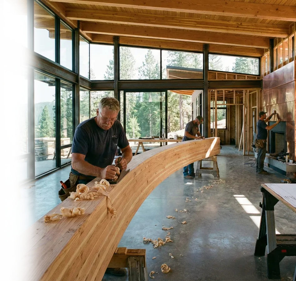 Craftsmanship Guided by Architects, Not Purchasing Shortcuts process step