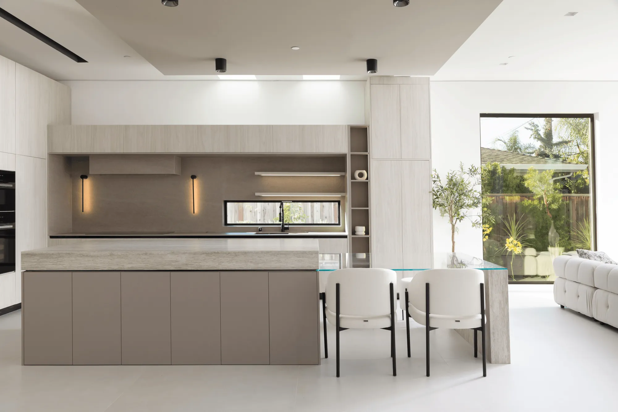 luxury interior showcasing precision craftsmanship and design continuity