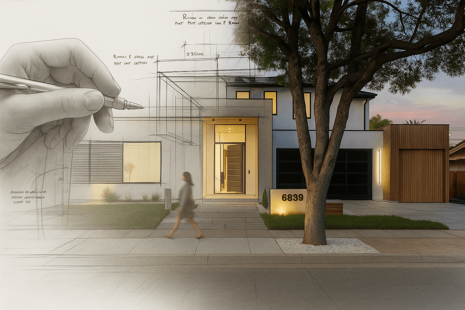 seamless architectural home addition blending with existing luxury house in bay area